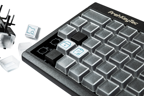 Tastatur mit Tastenwechseltechnik 