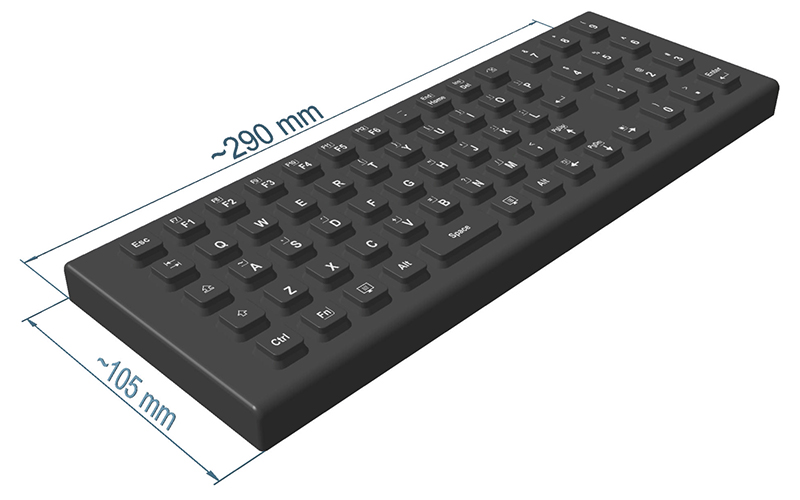 SIK 65 | Industrie-Tastatur aus Silikon