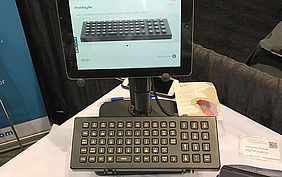 SIK 65 Silikon-Tastatur mit Gitter