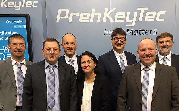 PrehKeyTec Team auf der EuroCIS 2018