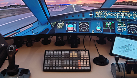 Programmierbare Tastatur für den Microsoft Flight Simulator 2020